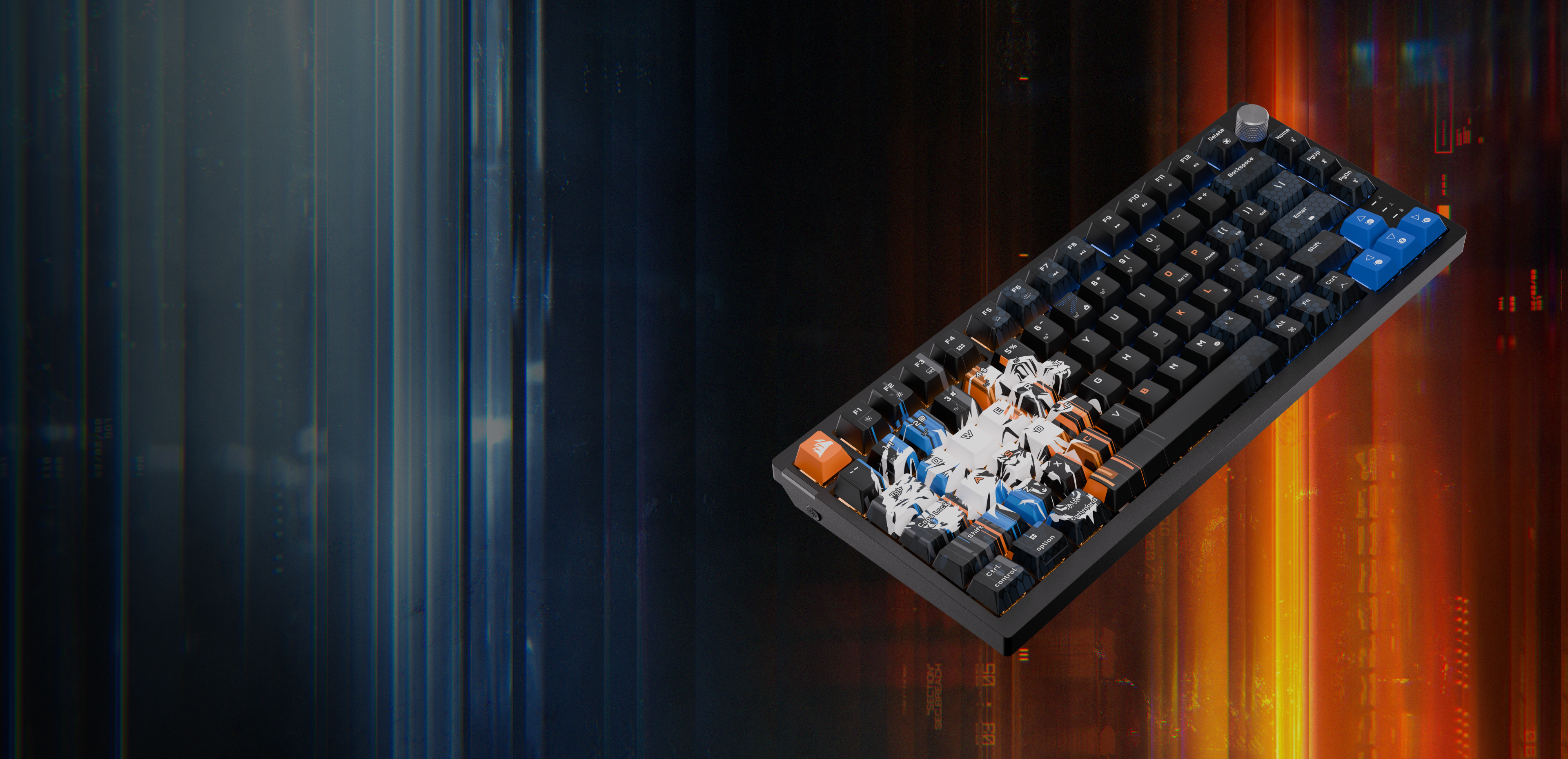 Corsair K65 Plus Wireless 75% RGB Mechanical Gaming Keyboard Call of Duty BO7 Edition