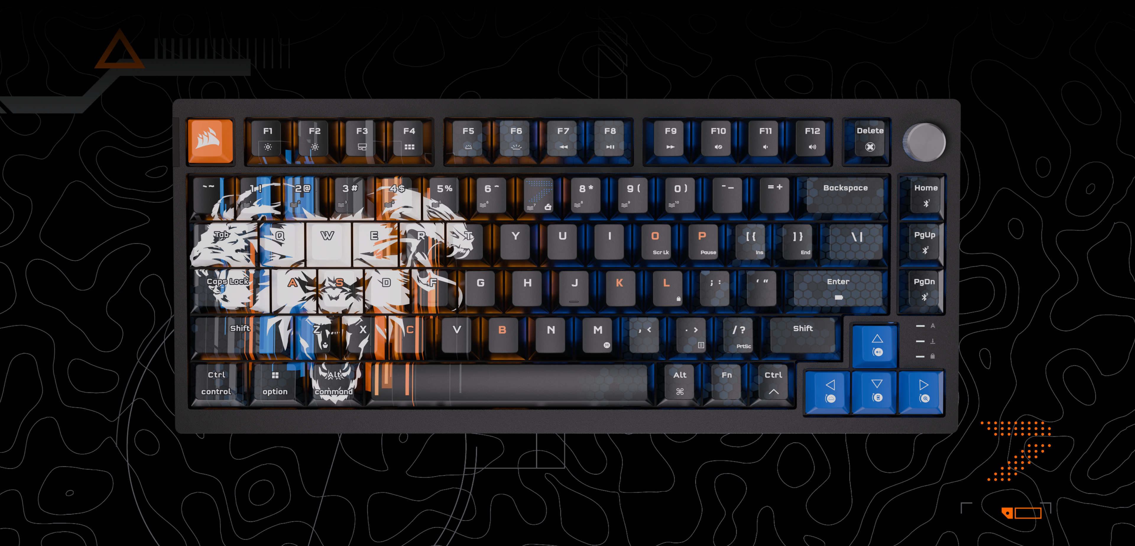 Corsair K65 Plus Wireless 75% RGB Mechanical Gaming Keyboard Call of Duty BO7 Edition