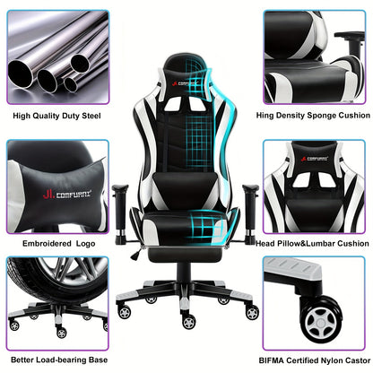 JL COMFURNI Ergonomic Gaming Chair (Multiple Colours)