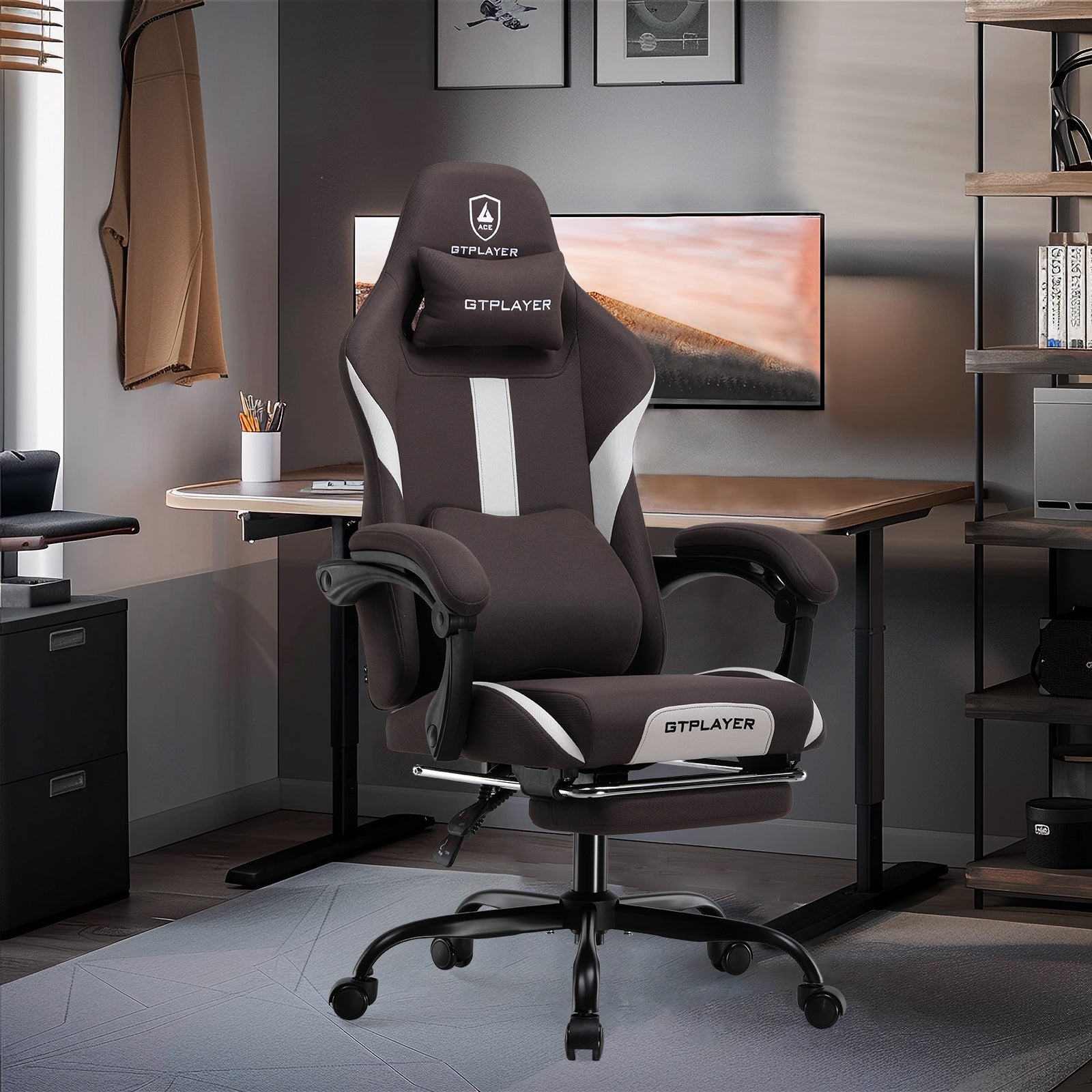 Premium Ergonomic Gaming Chair with Retractable Footrest - GT905 Series
