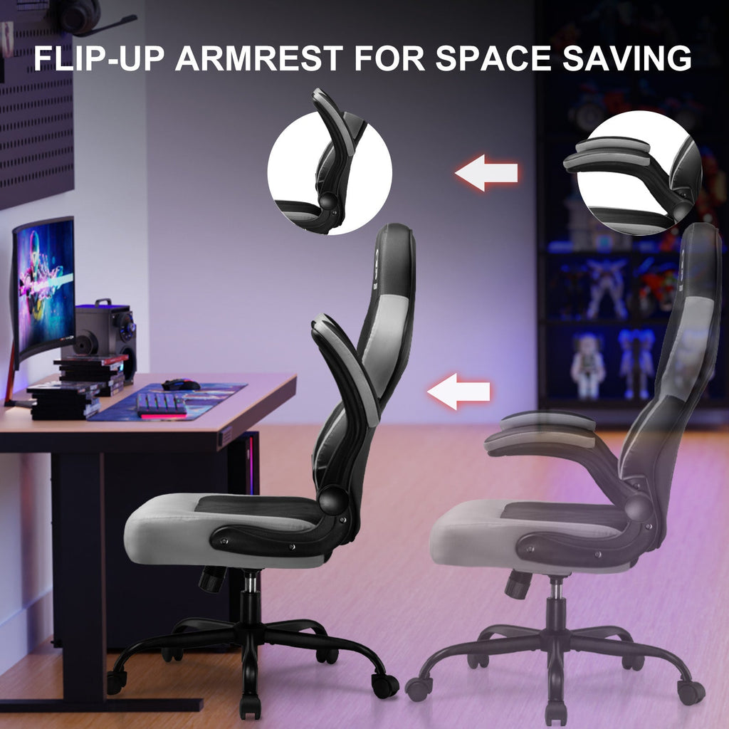 Premium Ergonomic Racing Gaming Chair with Adjustable Lumbar Support & Recline