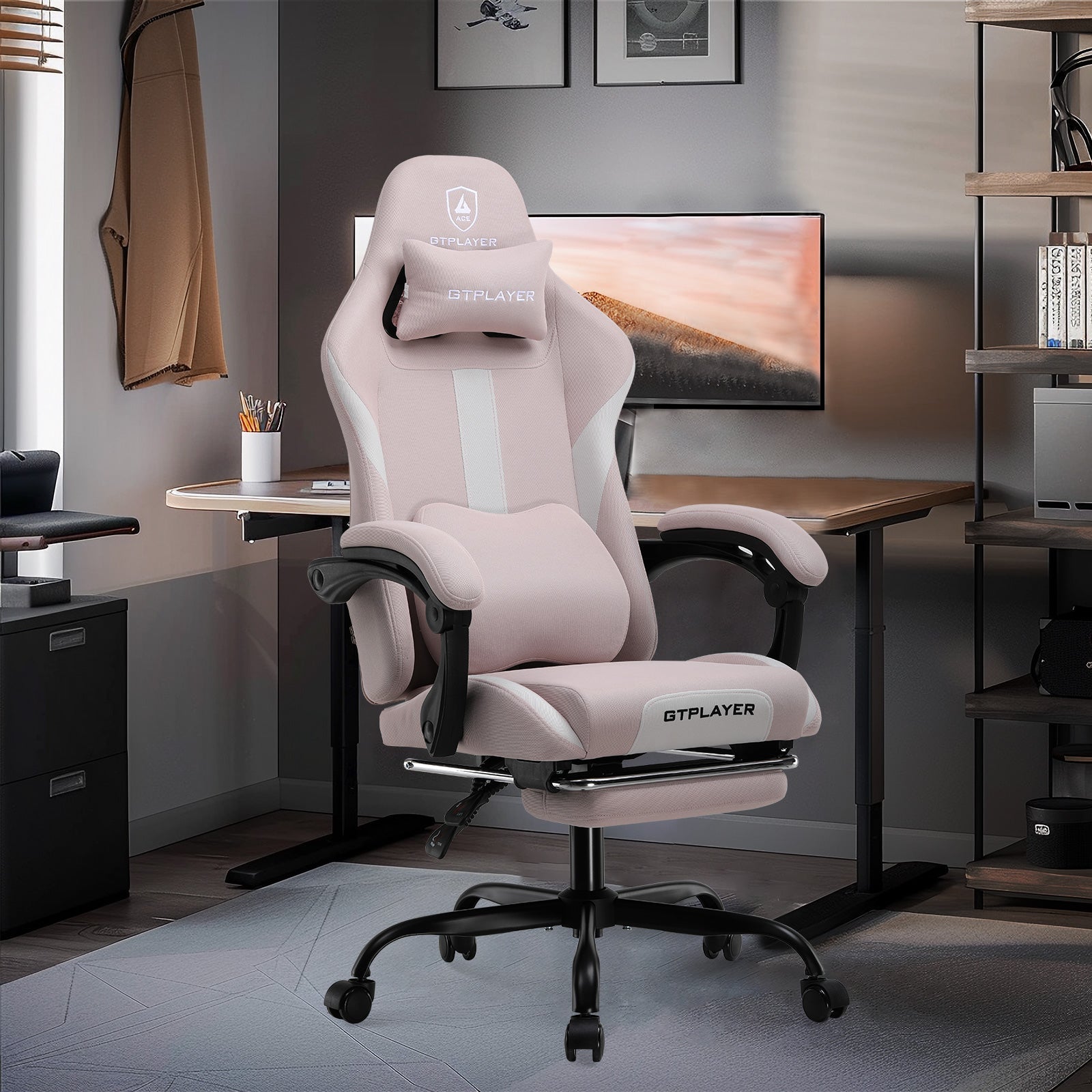 Premium Ergonomic Gaming Chair with Retractable Footrest - GT905 Series