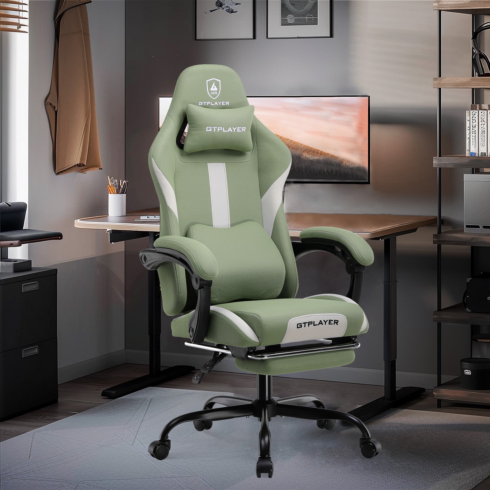 Premium Ergonomic Gaming Chair with Retractable Footrest - GT905 Series