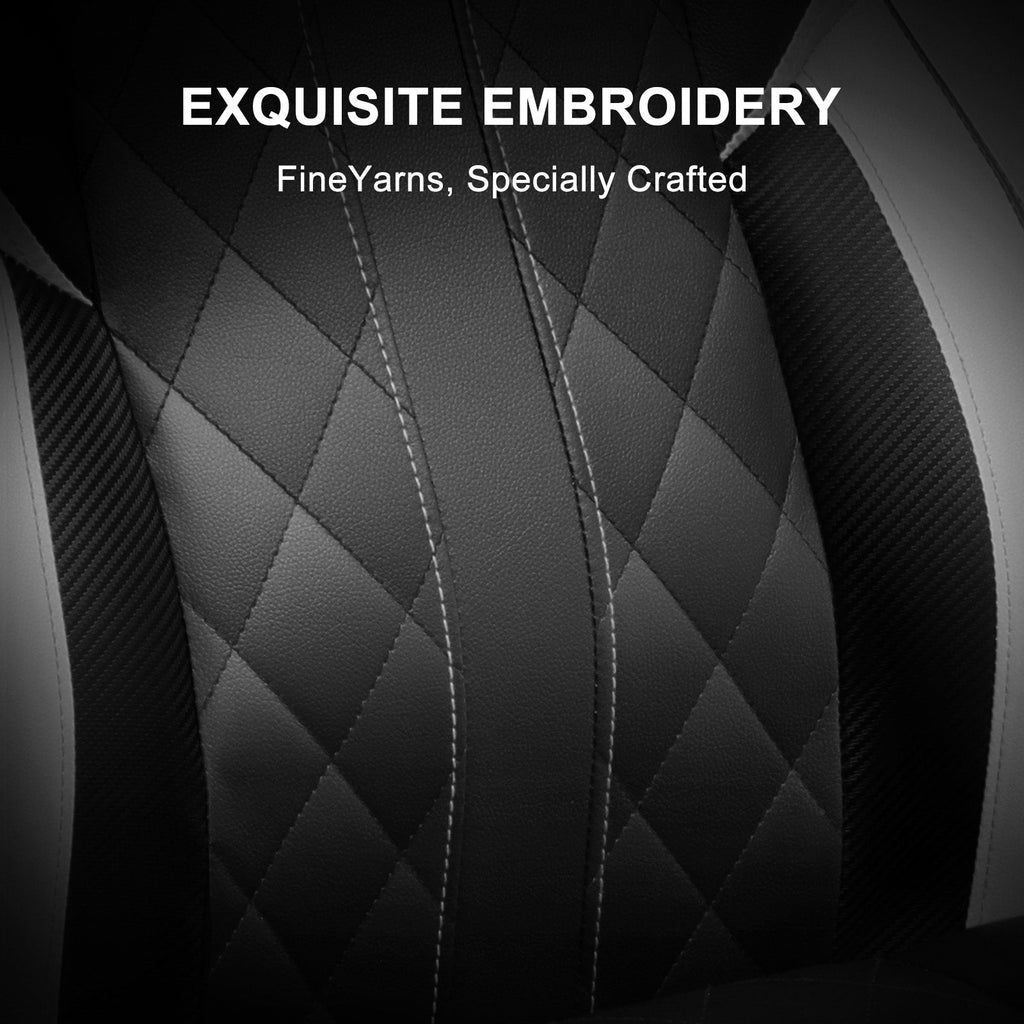 Premium Ergonomic Racing Gaming Chair with Adjustable Lumbar Support & Recline