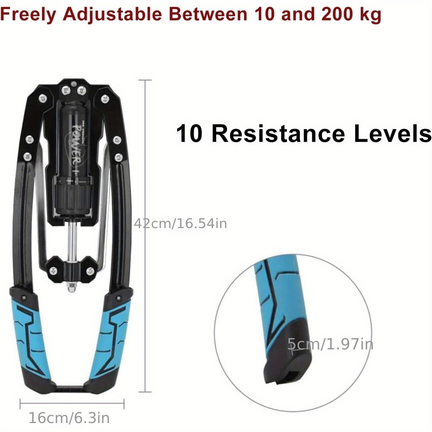 Youyijia Chest Exerciser 10 To 200 Kg Hydraulic Arm Twister Pro