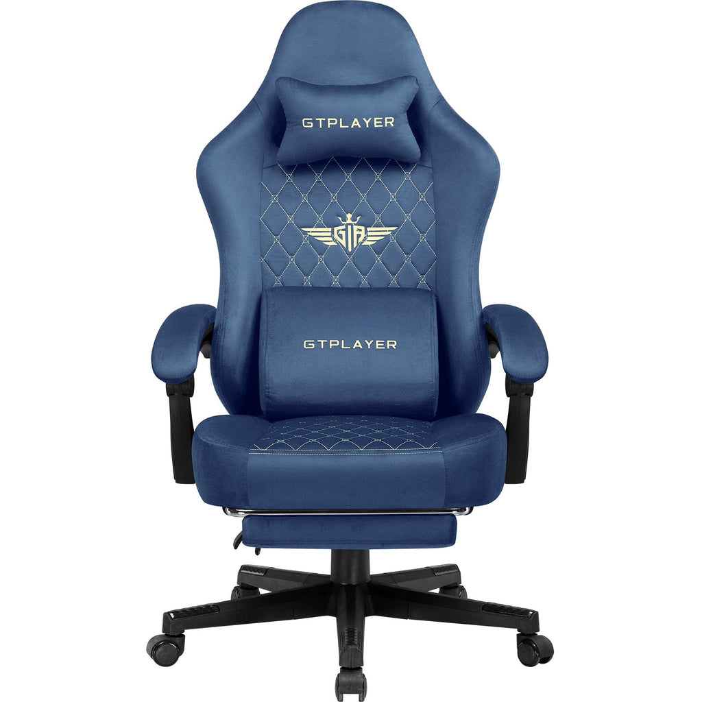 GTPLAYER GT830 Fabric Ergonomic Gaming Chair with Adjustable Lumbar Support