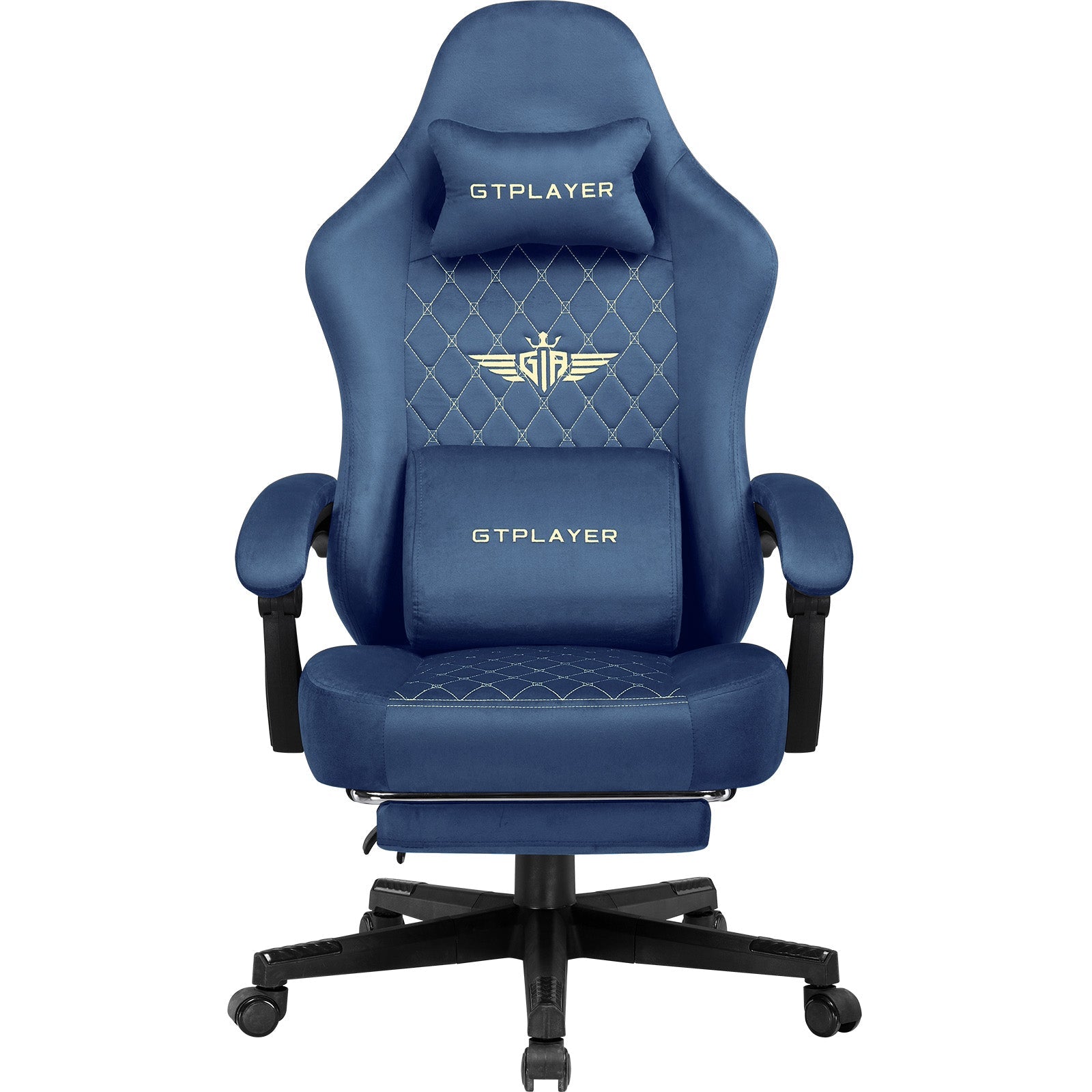 GTPLAYER GT830 Fabric Ergonomic Gaming Chair with Adjustable Lumbar Support