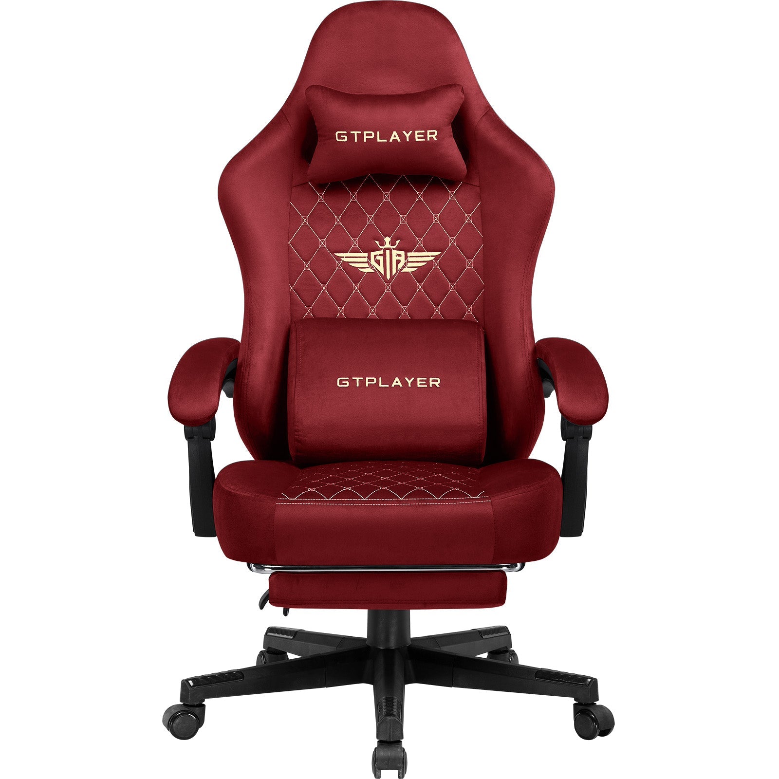 GTPLAYER GT830 Fabric Ergonomic Gaming Chair with Adjustable Lumbar Support