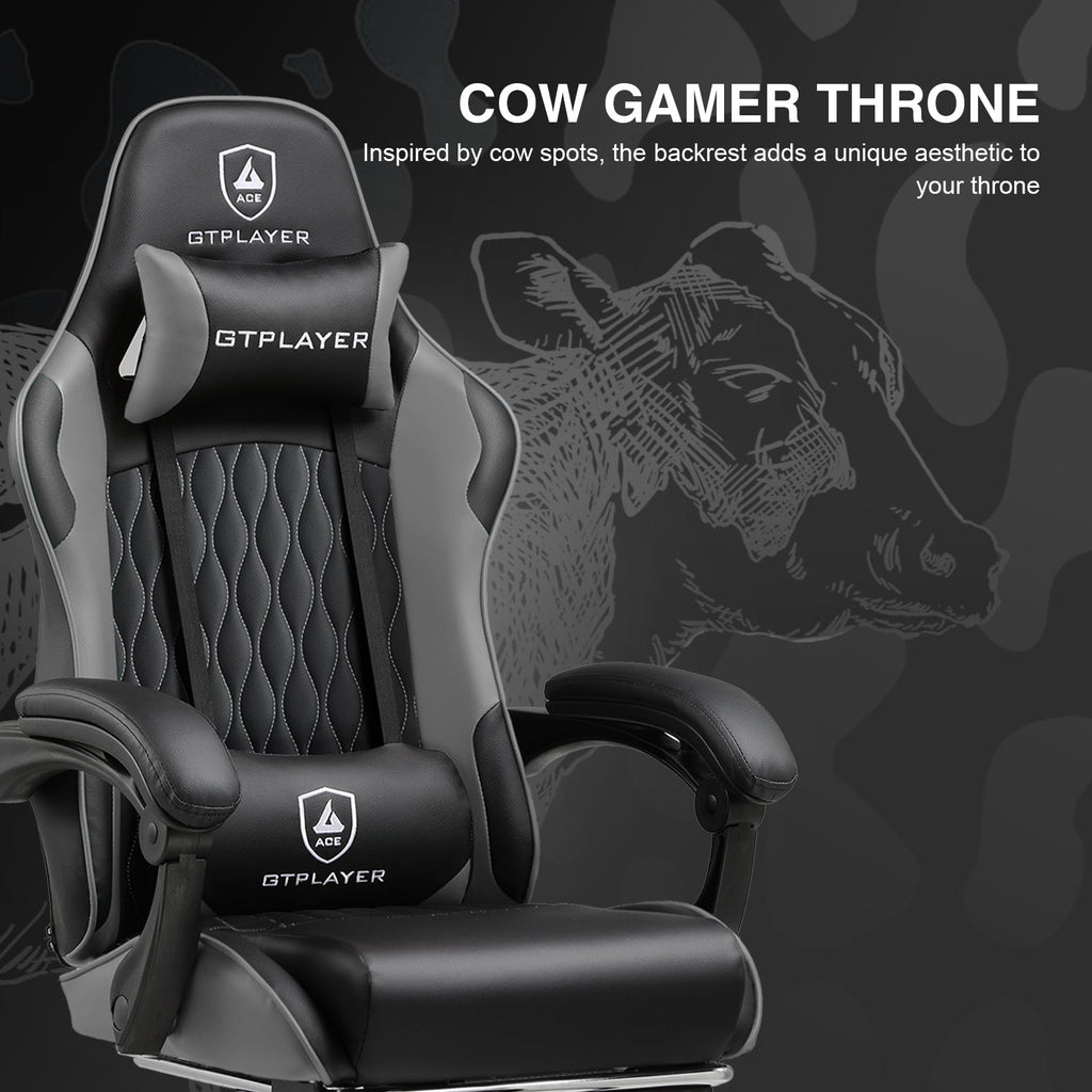 GTPLAYER GTP900 Ergonomic Adjustable Footrest for Gaming & Office Comfort Support