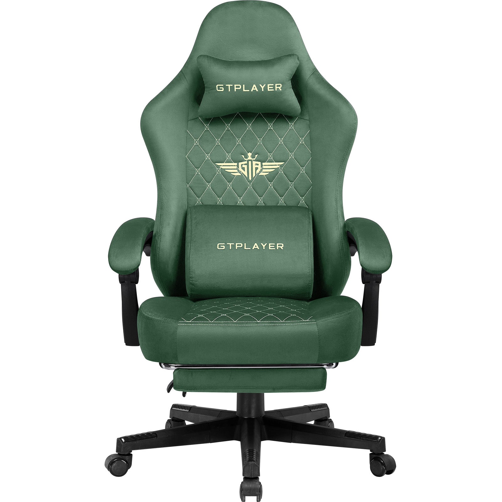 GTPLAYER GT830 Fabric Ergonomic Gaming Chair with Adjustable Lumbar Support