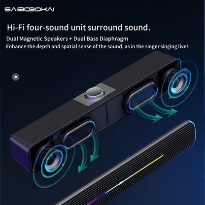 SAIBOBOKAI RGB Sound Bar