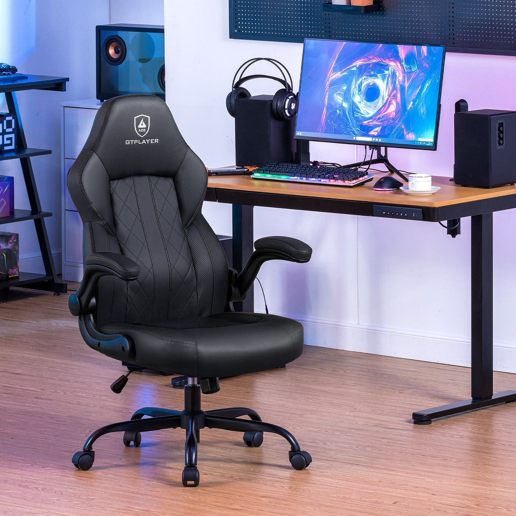 Premium Ergonomic Racing Gaming Chair with Adjustable Lumbar Support & Recline