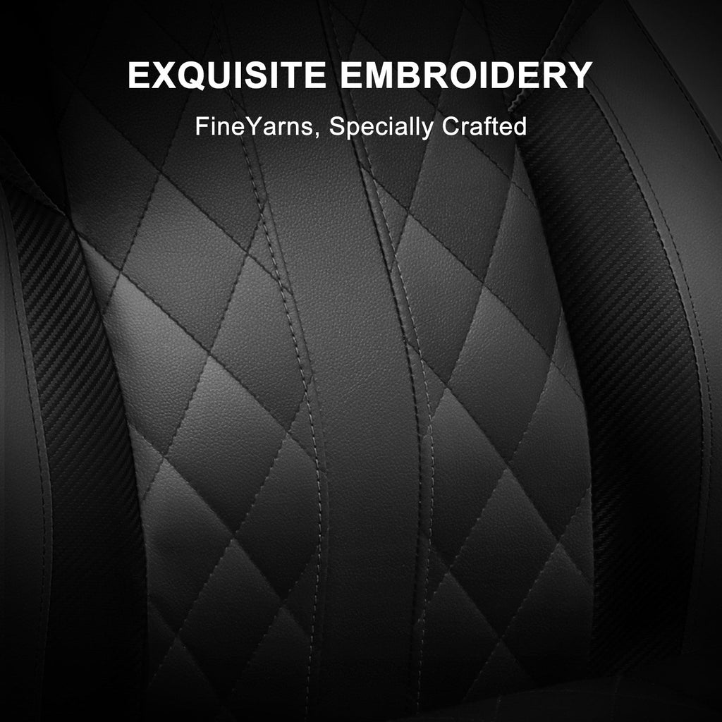 Premium Ergonomic Racing Gaming Chair with Adjustable Lumbar Support & Recline