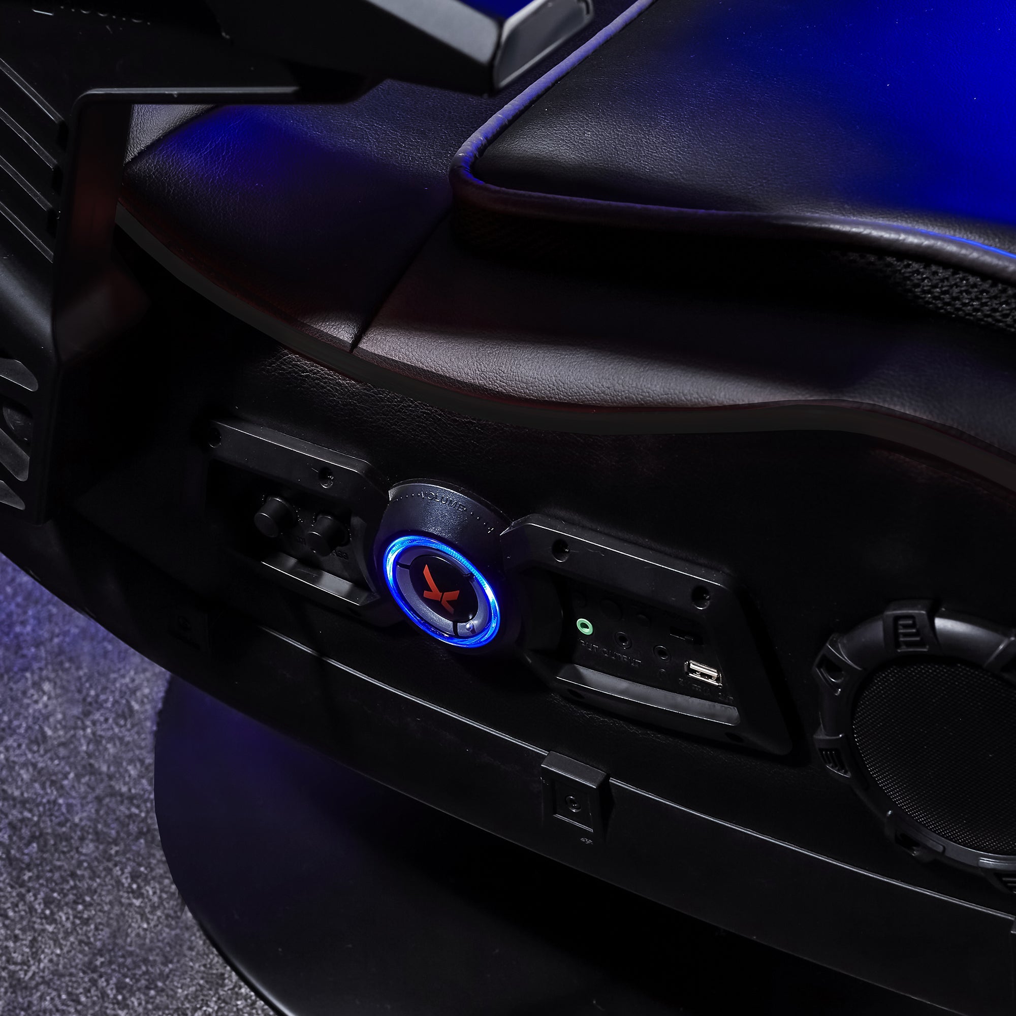 X-Pro 4.1 Immersive Surround Sound Console Gaming Chair - Black