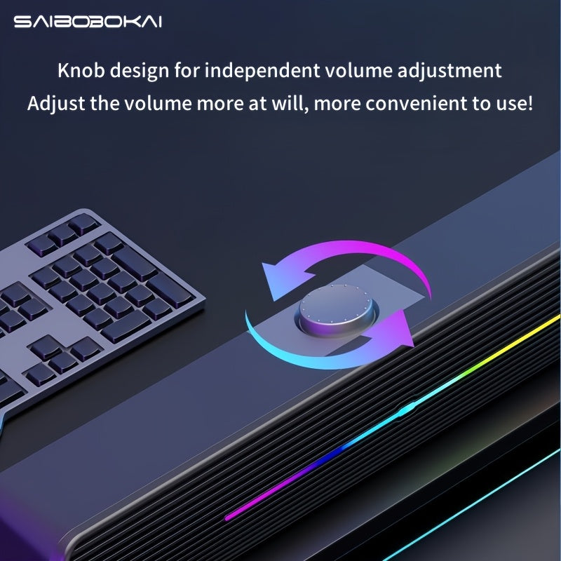 SAIBOBOKAI RGB Sound Bar