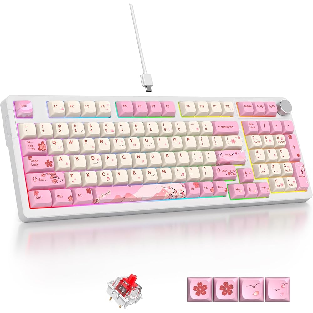 Mechanical Wired Gaming RGB Backlit Keyboard