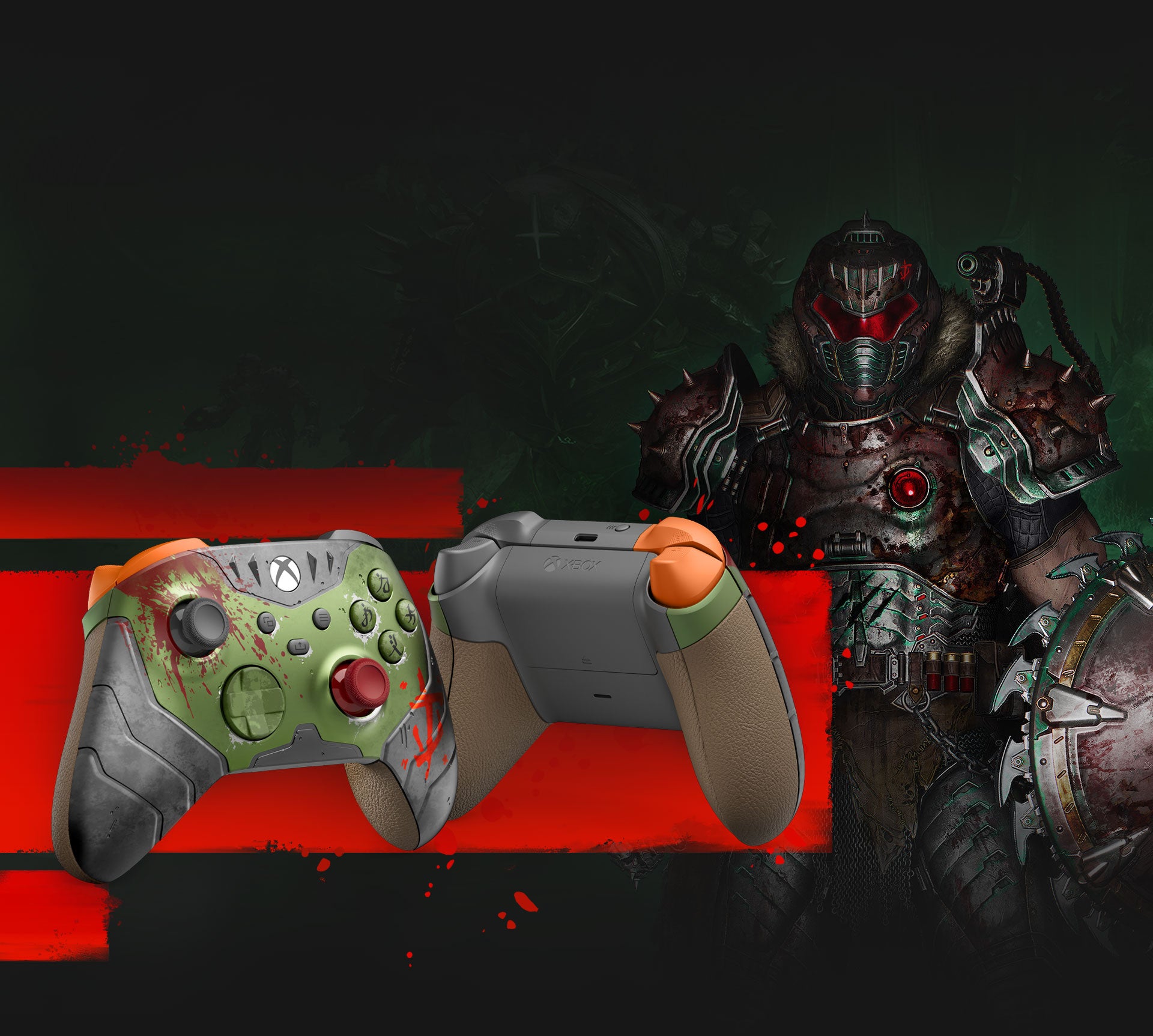 Official Xbox Wireless Controller - DOOM: The Dark Ages Limited Edition Gaming