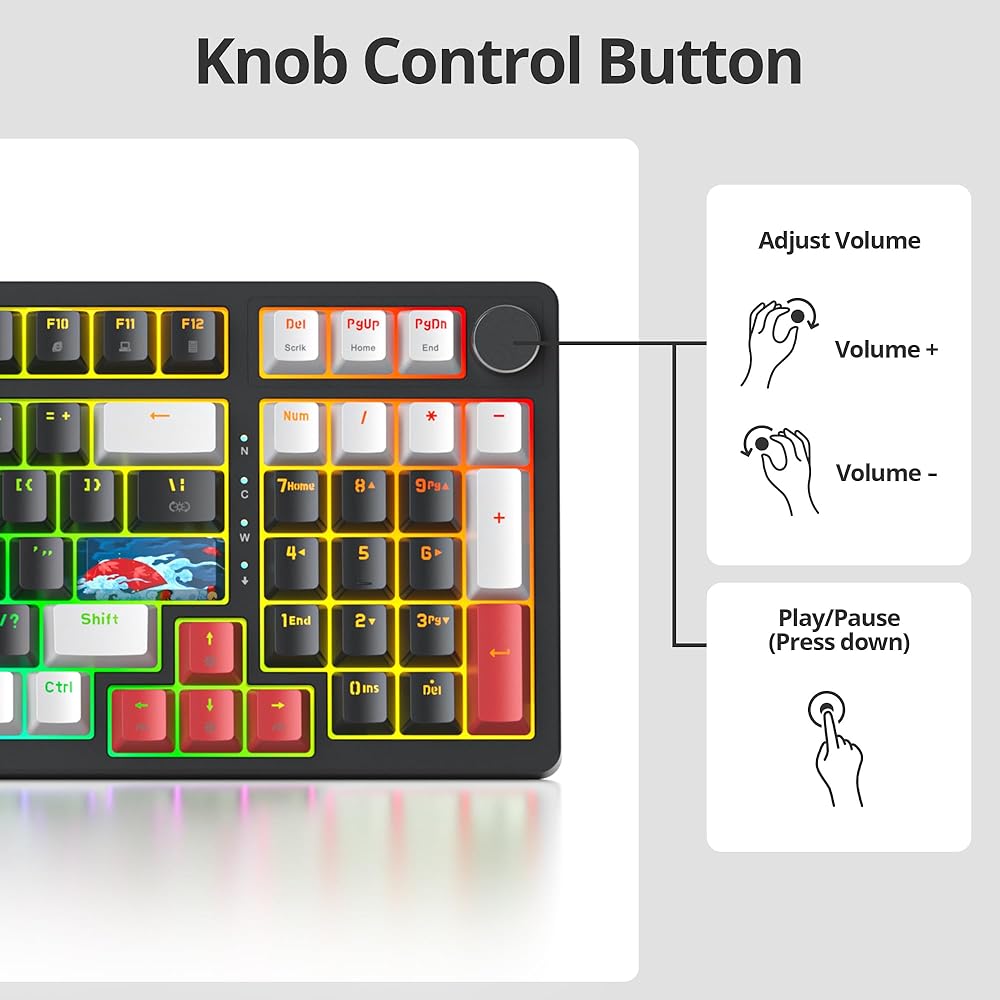 Mechanical Wired Gaming RGB Backlit Keyboard