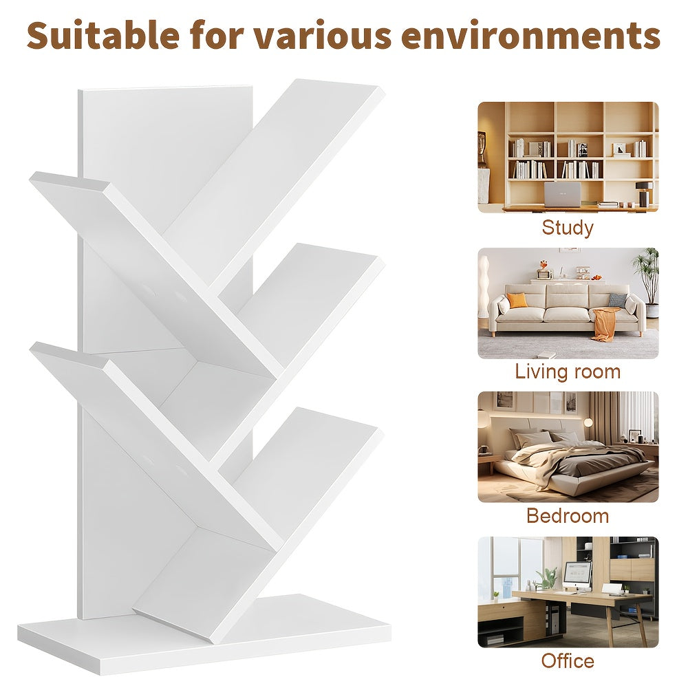 5-layer Tree-shaped Desktop Bookshelf