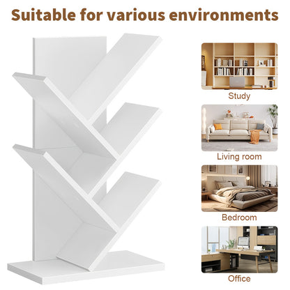 5-layer Tree-shaped Desktop Bookshelf