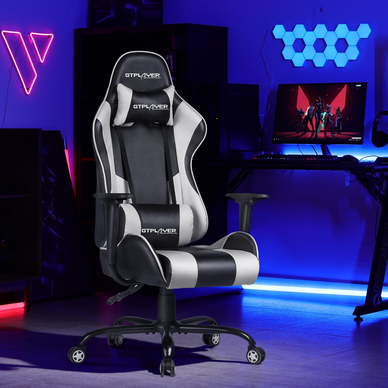 GTPLAYER PRO SERIES GT67 Ergonomic High-Back Reclining Gaming Chair