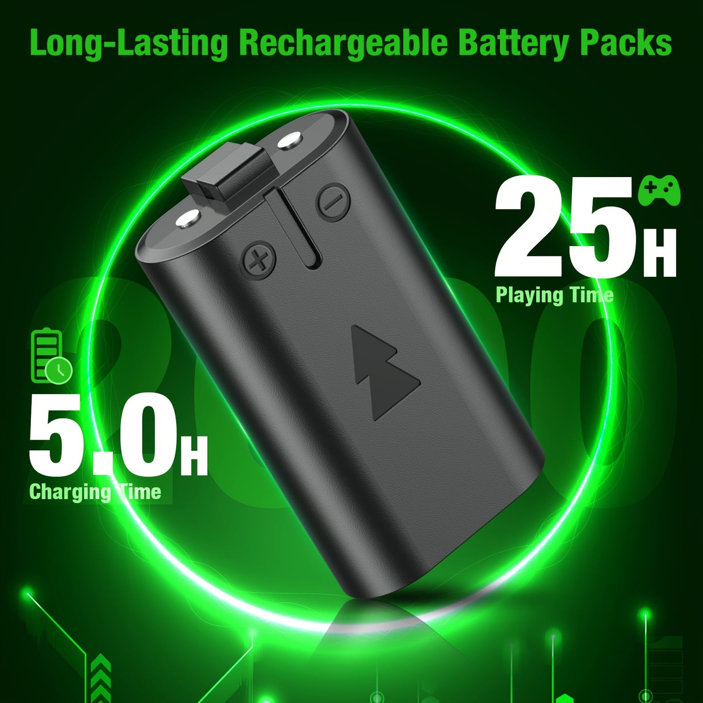Powerextra Xbox Controller Battery Packs