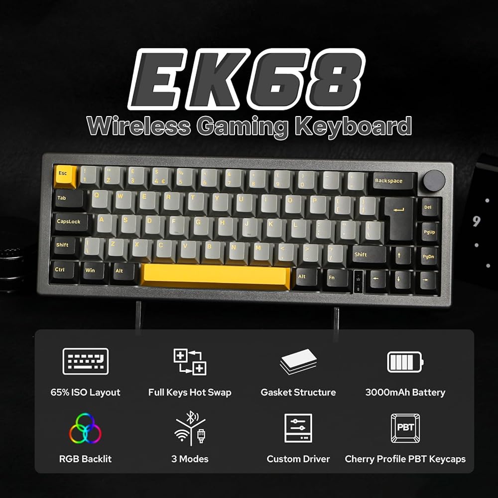 EK68 Wireless Mechanical Gaming Keyboard
