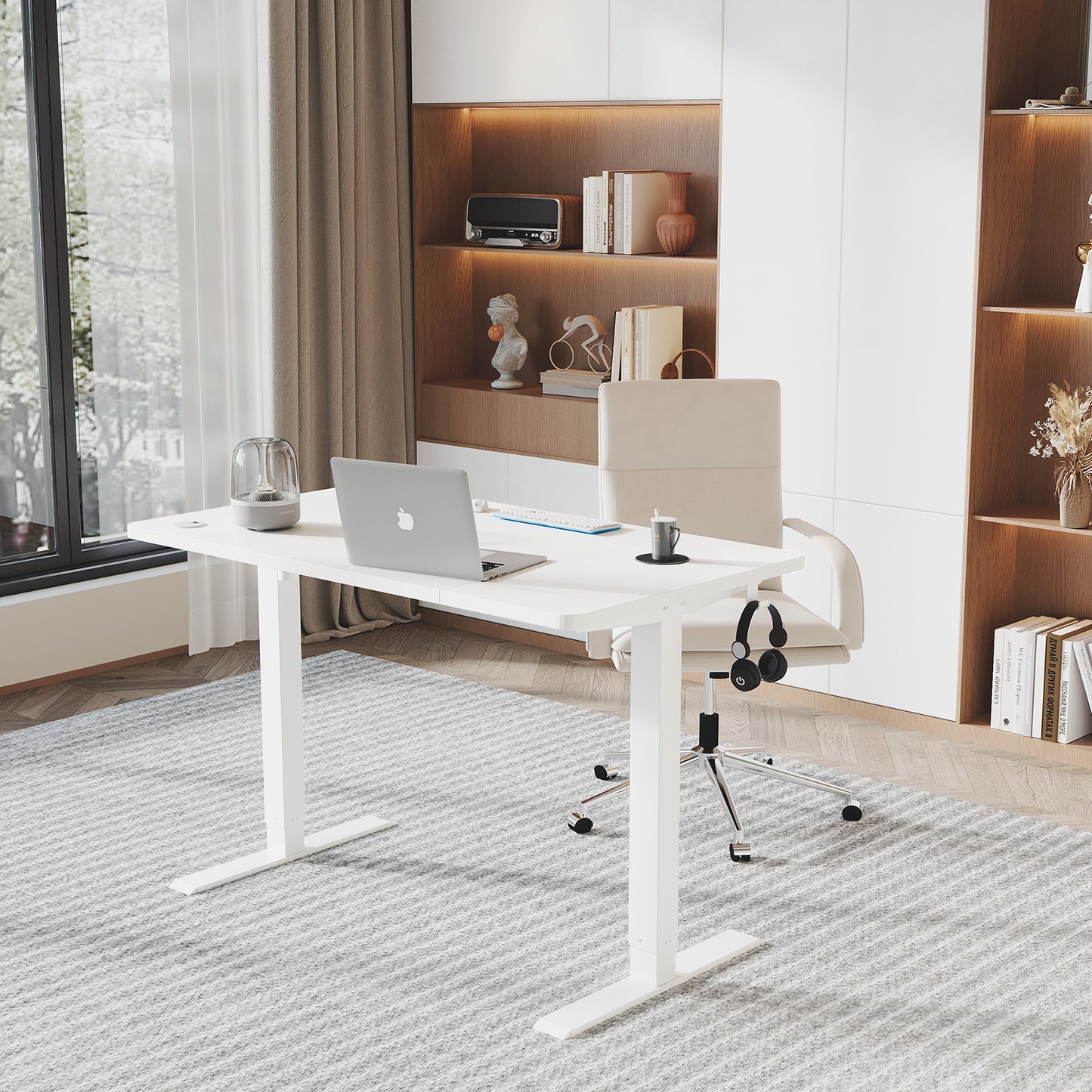 DEVOKO Adjustable Height Electric Standing Desk (Various Designs)