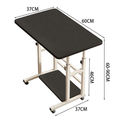 Height Adjustable Laptop Desk with Storage Shelf