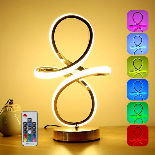 Spiral LED Table Lamp