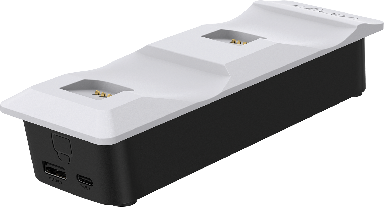 Venom PS5 DualSense Twin Controller Fast Charging Dock Station White with USB-C Cable