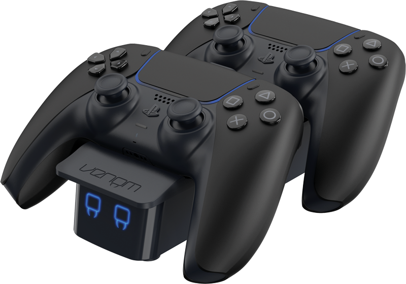 Venom PS5 DualSense Twin Controller Fast Charging Dock Station - Black