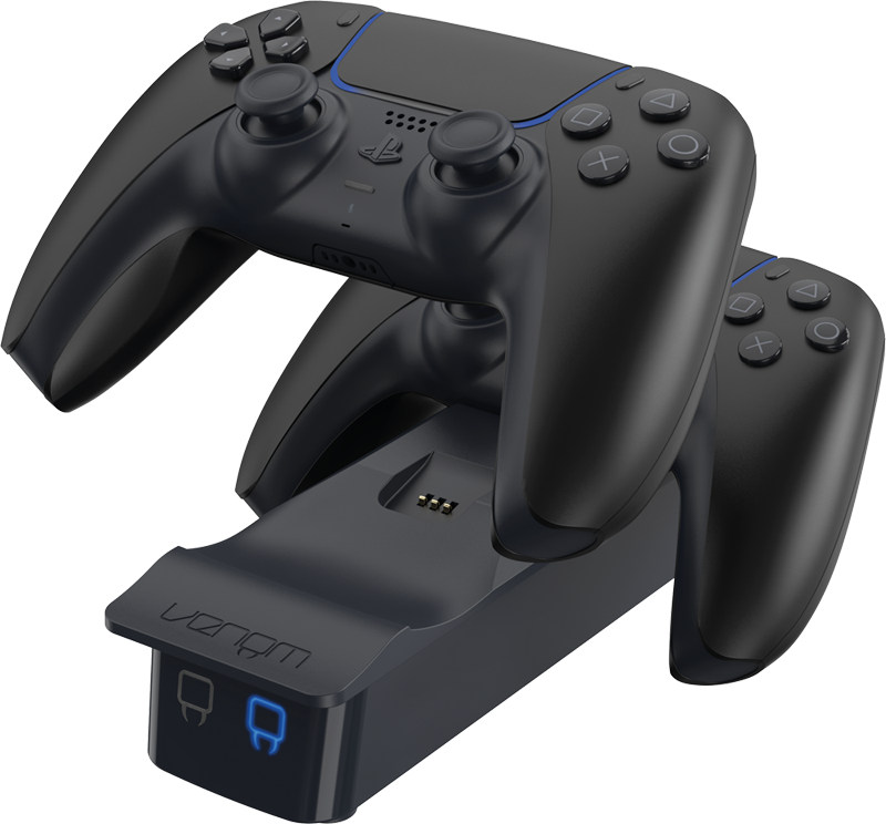 Venom PS5 DualSense Twin Controller Fast Charging Dock Station - Black