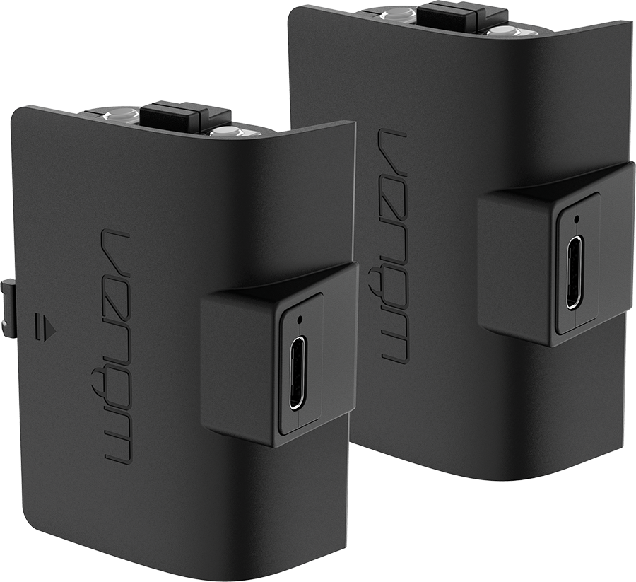 Venom Xbox Series X|S One High Capacity Rechargeable Controller Battery Packs Black