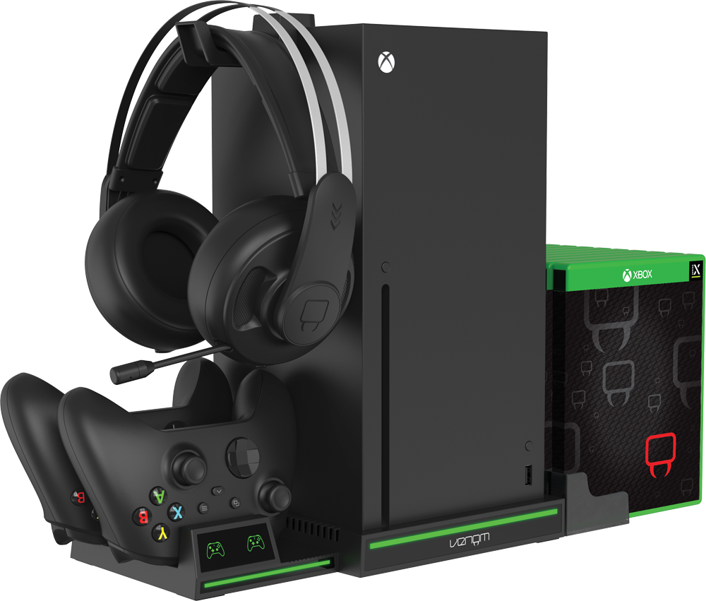Venom Vertical Charging Stand for Xbox Series X Console with Dual Controller Dock