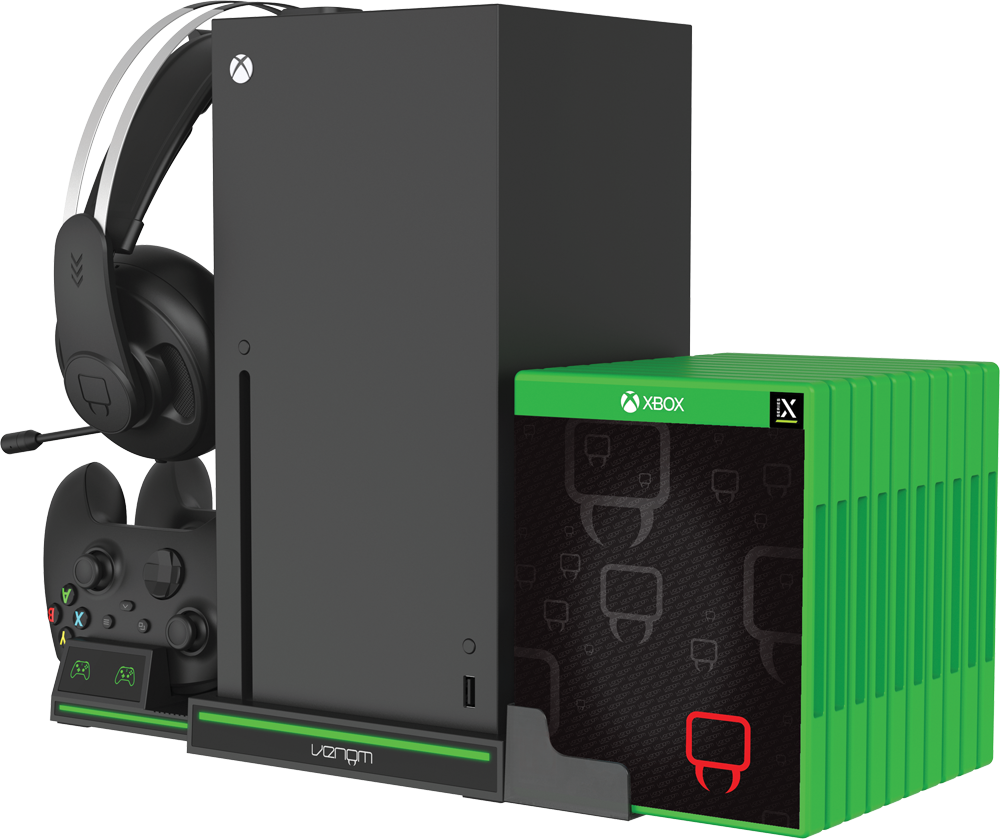 Venom Vertical Charging Stand for Xbox Series X Console with Dual Controller Dock