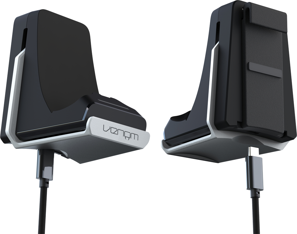 Venom PS5 DualSense Controller Charging Dock with Retractable Headset Hook