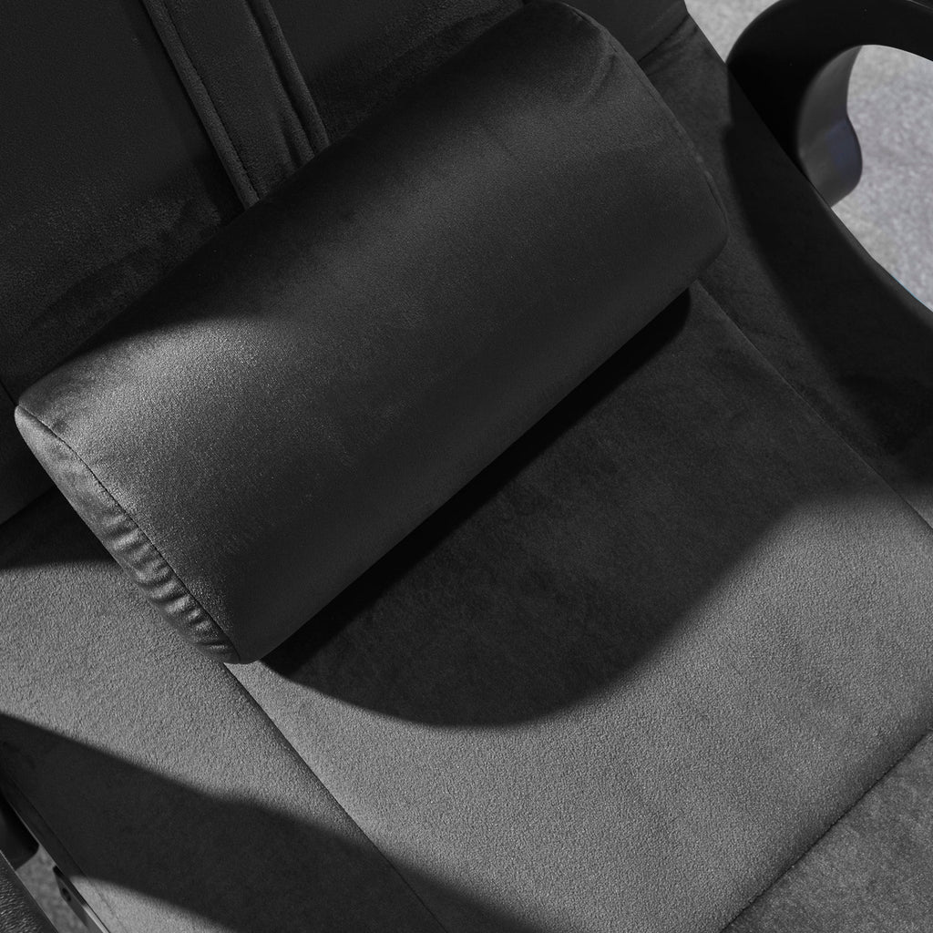 X Rocker Deluxe 4.1 Audio Fabric Console Gaming Chair - Black