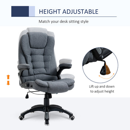 VINSETTO Swivel Office Chair with Reclining Back & Adjustable Height