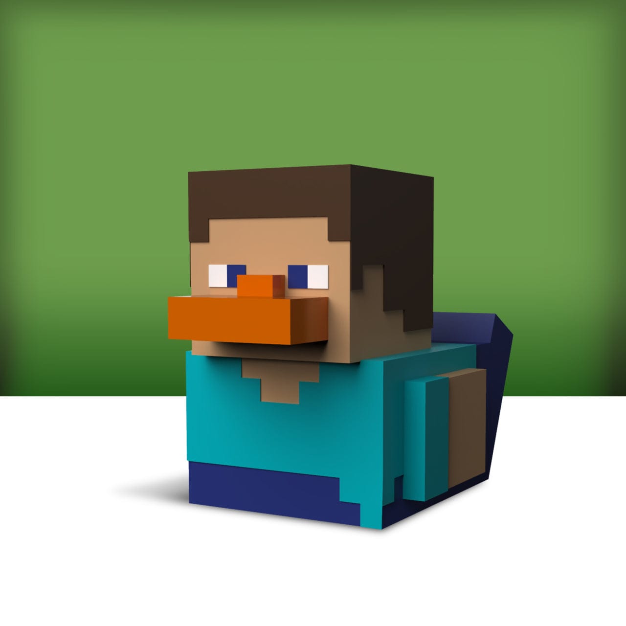 Official Minecraft Steve Mini TUBBZ Cosplaying Rubber Duck Collectible Figure