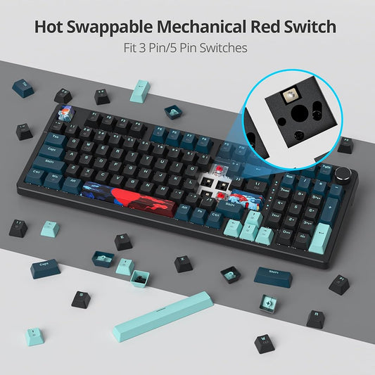 Mechanical Wired Gaming RGB Backlit Keyboard