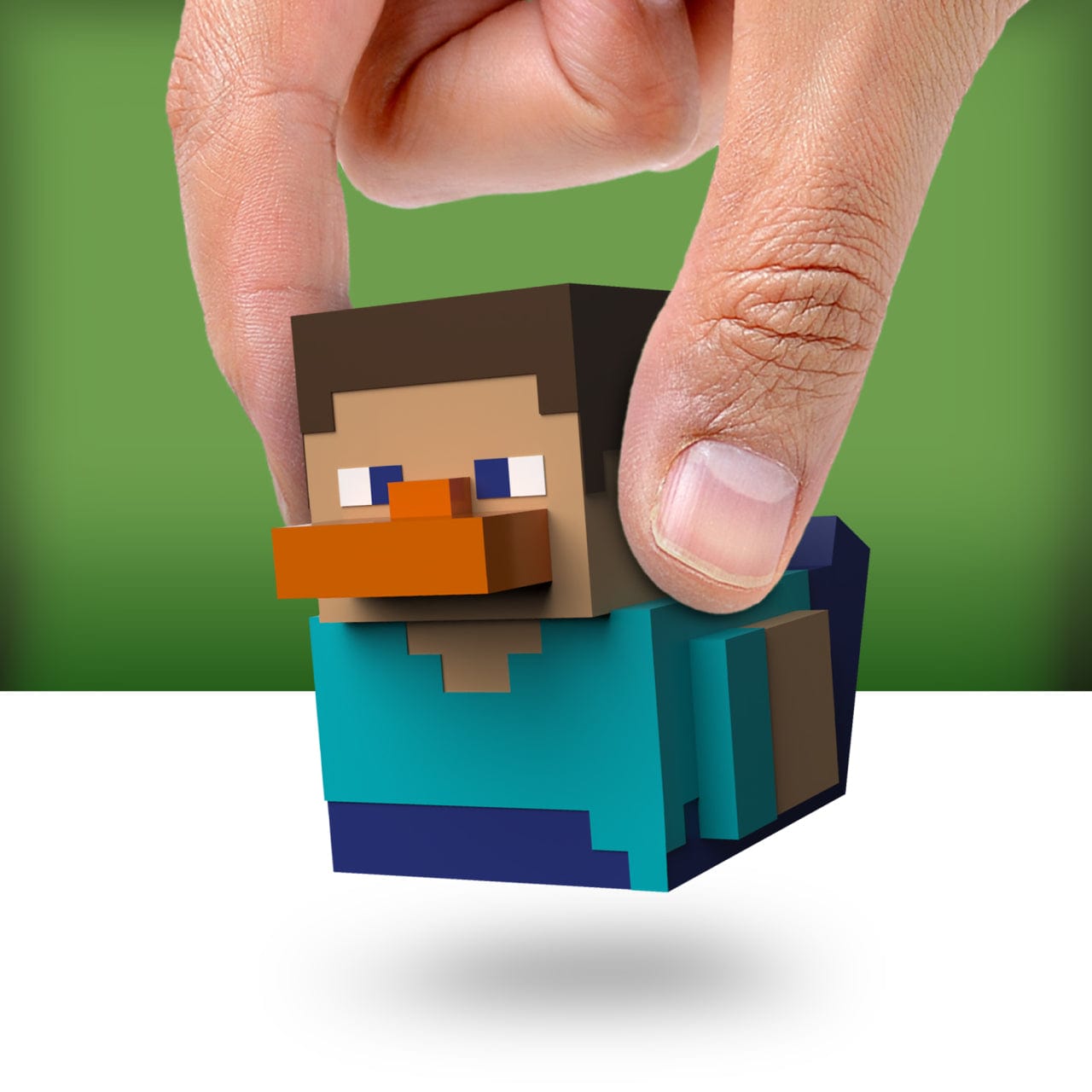 Official Minecraft Steve Mini TUBBZ Cosplaying Rubber Duck Collectible Figure