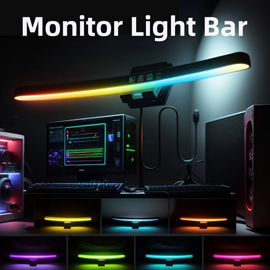 OSORD Computer Screen Curved RGB Light Bar