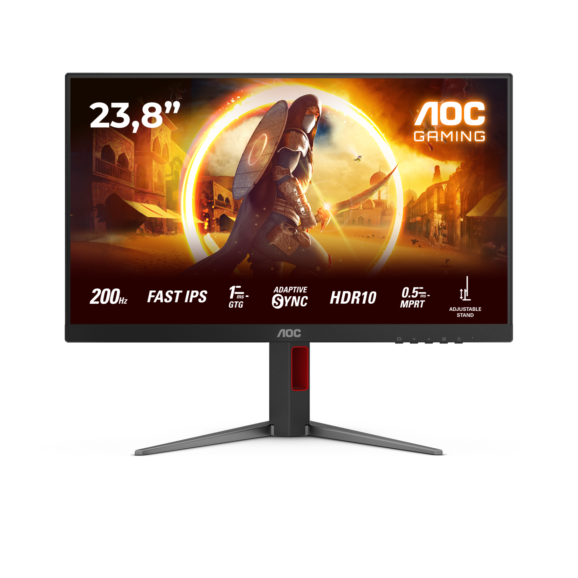 AOC 24G4HA 24-inch Full HD 200Hz 1ms IPS Gaming Monitor with G-Sync
