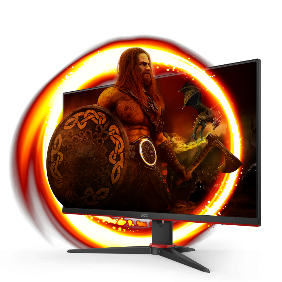 AOC 24G2SPAE/BK 23.8-inch IPS 165Hz 1ms Full HD G-SYNC Gaming Monitor