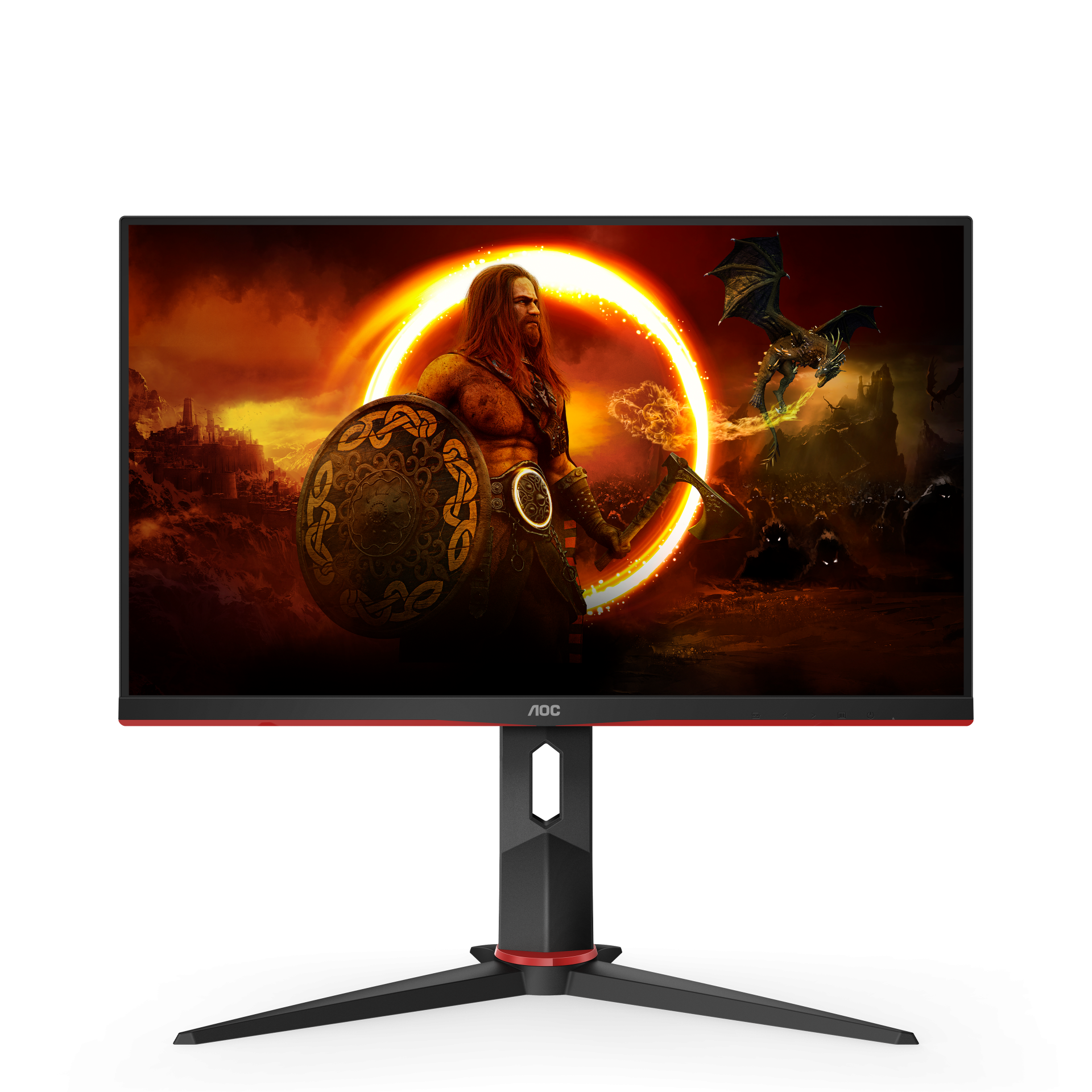 AOC 24G2SP/BK 23.8-inch IPS 165Hz 1ms Gaming Monitor with FreeSync Premium