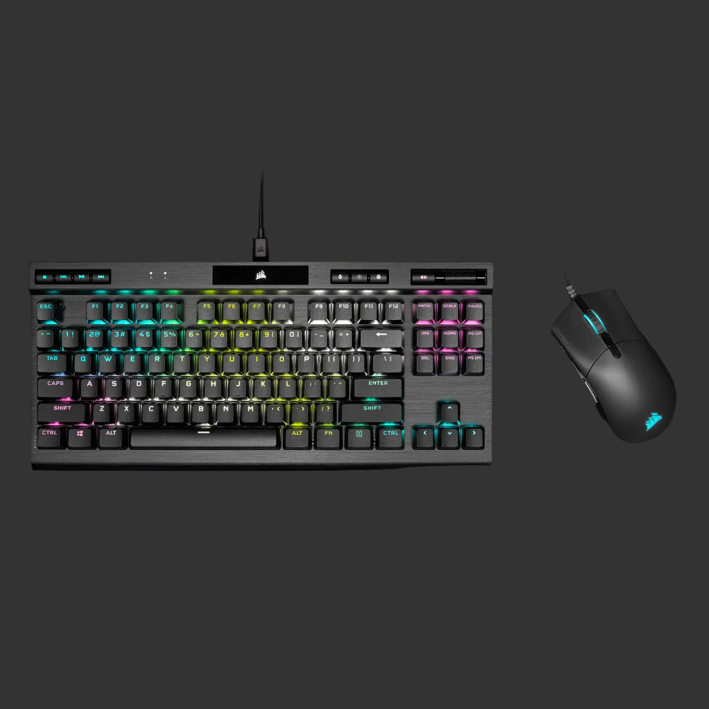 Corsair K70 RGB TKL Champion Series Optical-Mechanical Gaming Keyboard PBT UK