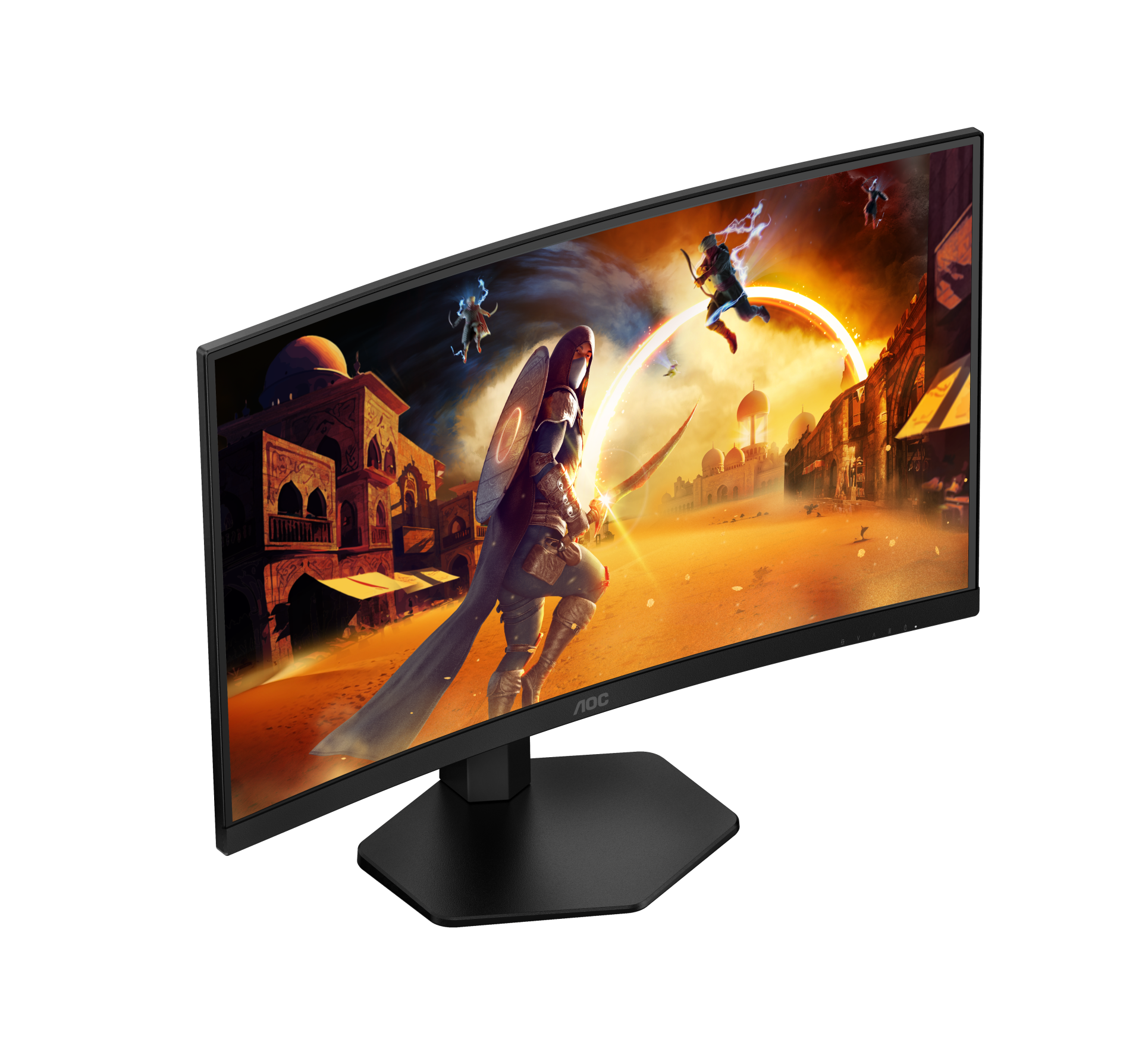 AOC CQ27G4X 27-inch QHD 180Hz 0.5ms Curved Gaming Monitor with HDR10 eSports Stand