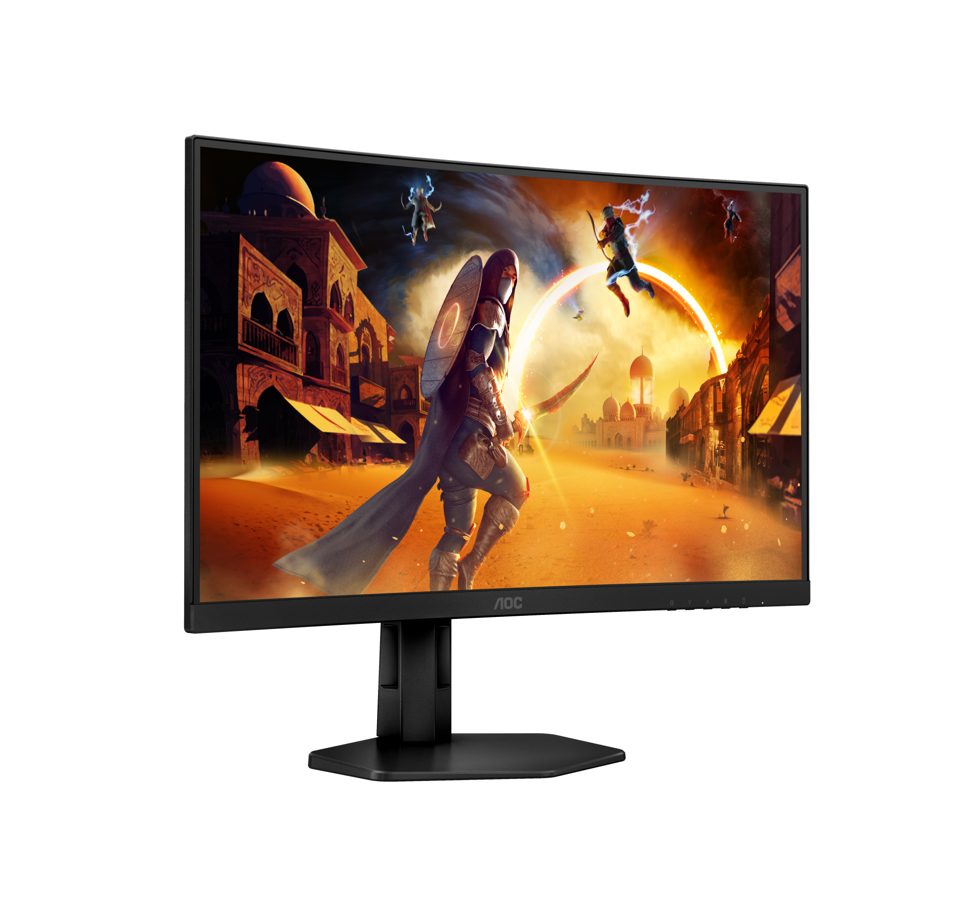 AOC CQ27G4X 27-inch QHD 180Hz 0.5ms Curved Gaming Monitor with HDR10 eSports Stand
