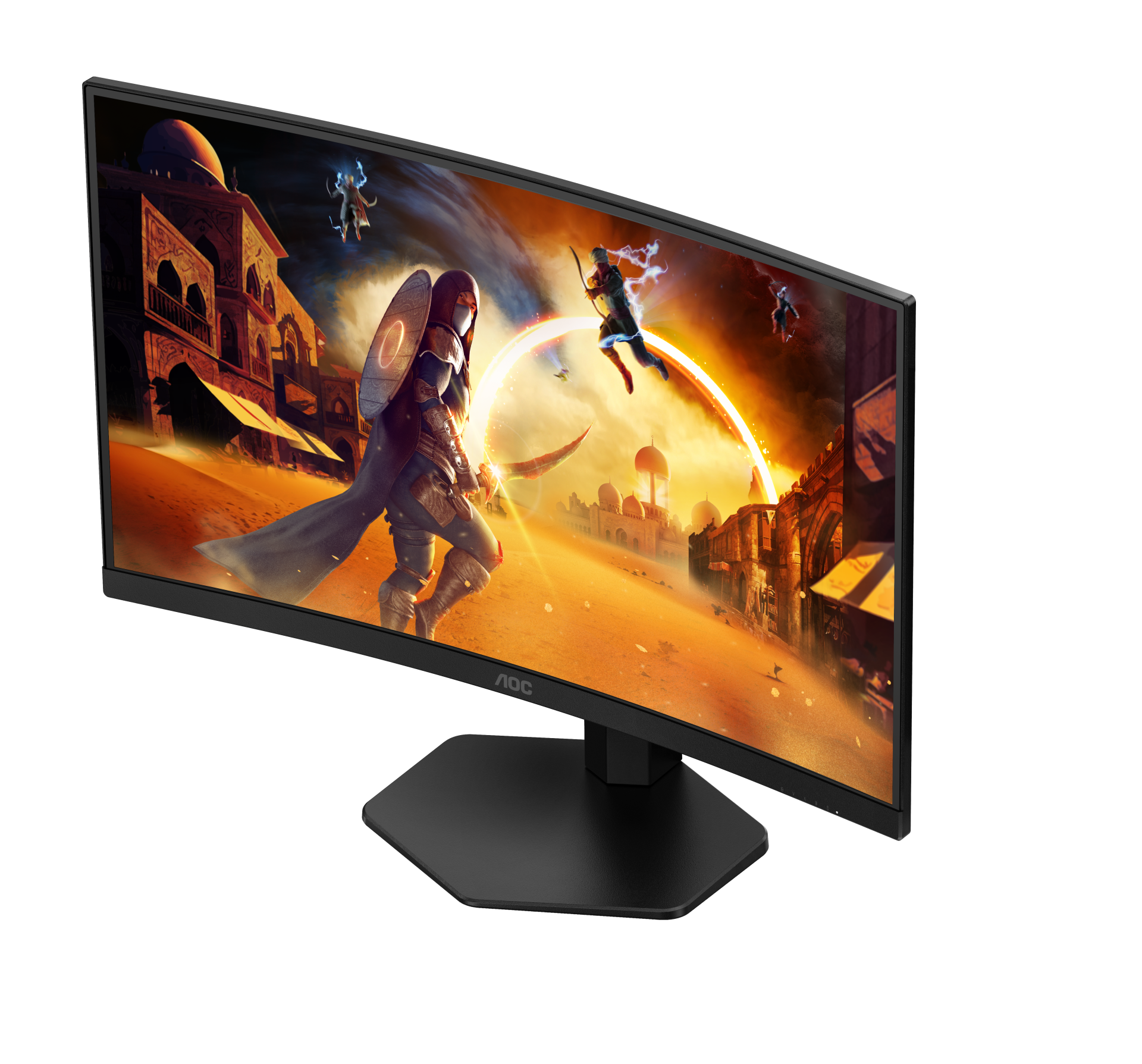 AOC CQ27G4X 27-inch QHD 180Hz 0.5ms Curved Gaming Monitor with HDR10 eSports Stand